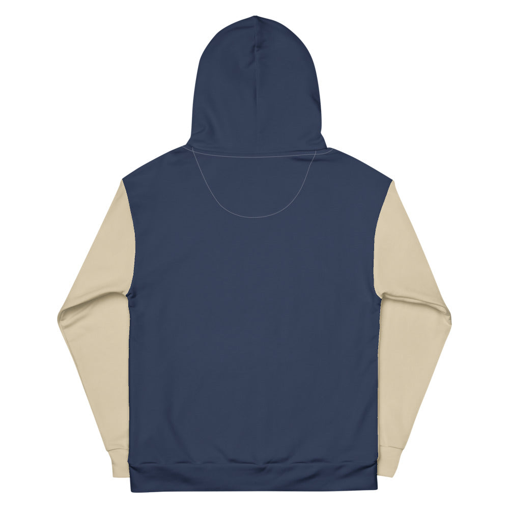 Microphone | Beige and Blue — Flat · Back