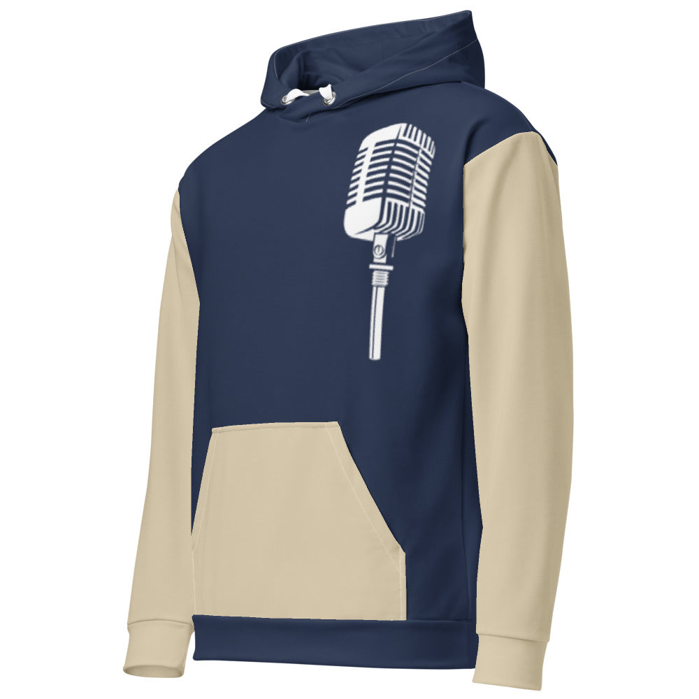 Microphone | Beige and Blue — Ghost · Left Front